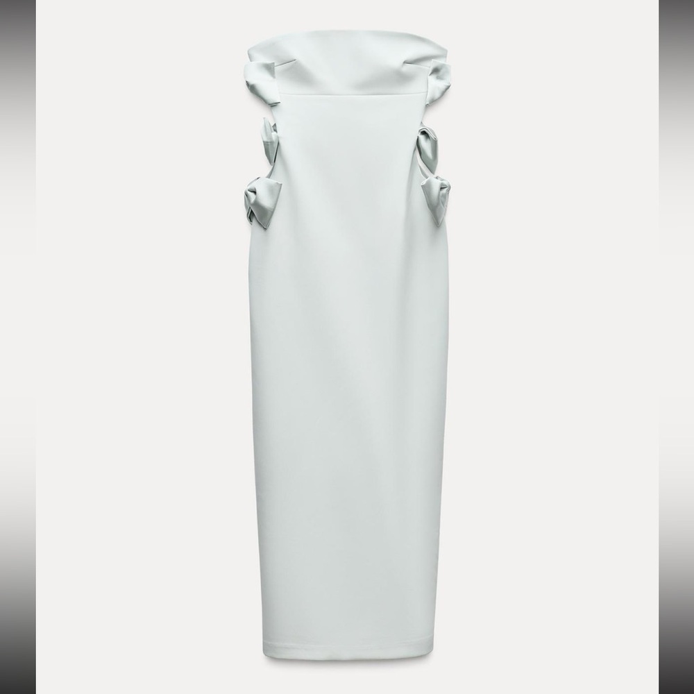 NWT Zara Satin Midi Dress